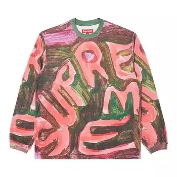 Топ Supreme Paint Long-Sleeve Top, разноцветный
