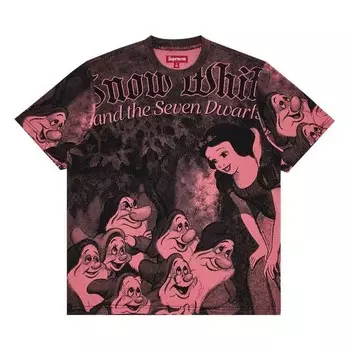 Топ Supreme Snow White Short-Sleeve Top Pink, розовый