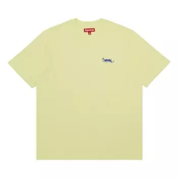 Топ Supreme Washed Tag Short-Sleeve Top, желтый