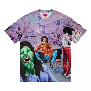 Топ Supreme x Lady Pink Short-Sleeve Top Multicolor, разноцветный
