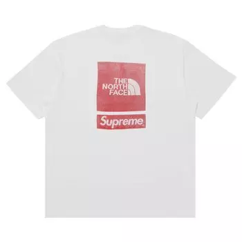 Топ Supreme x The North Face Short-Sleeve Top, белый