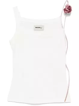 Топ Surrealist без рукавов Seen Users, белый