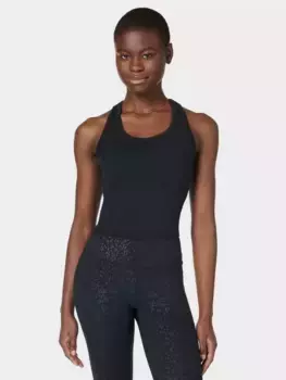 Топ Sweaty Betty All Day Cropped Tank, черный