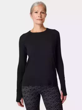 Топ Sweaty Betty Athlete Seamless Long Sleeve Gym, черный