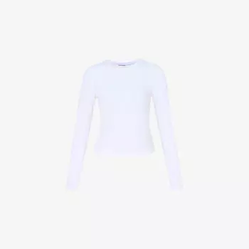 Топ Sweaty Betty с длинными рукавами из эластичного материала, белый