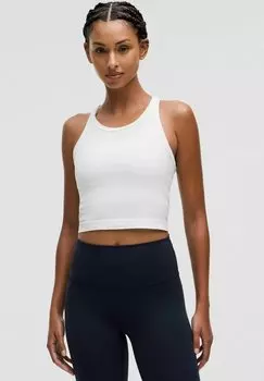 Топ SWIFTLY TECH CROPPED RACERBACK TANK 2.0 lululemon, белый