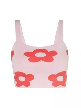 Топ Swirly Crop, розовый