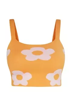 Топ swirly Top, оранжевый