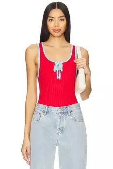 Топ-свитер "All star" от Free People, atlas red combo