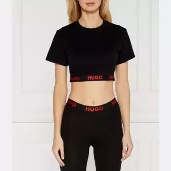 Топ свободного кроя Hugo, черный