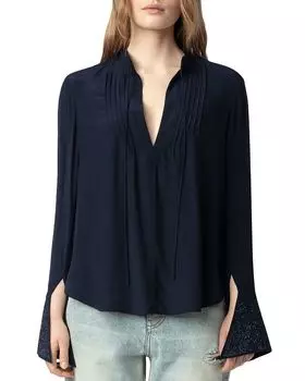 Топ Taika Soft Strass Zadig & Voltaire, синий