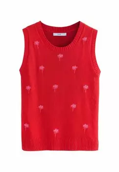 Топ TALL FIT CREW NECK Next, красный