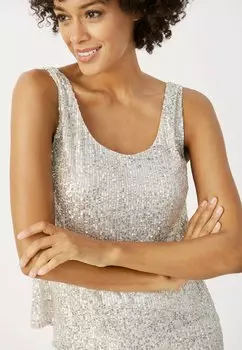 Топ TAMANAPW Part Two, серебристый