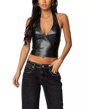 Топ Tana Halter Edikted, черный