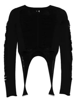 Топ Tanja Rick Owens, черный