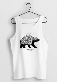 Топ TANK ABENTEUER BR BERGE WALD MOUNTAINS ADVENTUR Neverless, белый