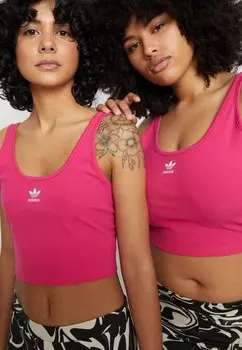 Топ TANK adidas Originals, розовый