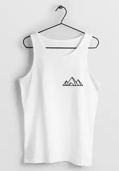 Топ TANK_AUFDRUCK BERG WANDERN DESIGN OUTDO Neverless, кремовый
