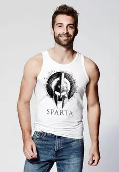 Топ TANK AUFDRUCK SPARTA HELMET KRIEGER Neverless, цвет wei