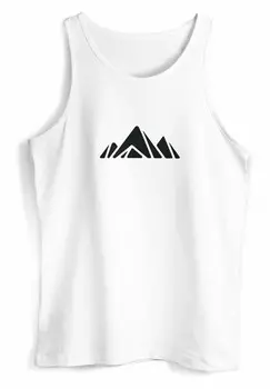 Топ TANK- BERGE WANDERN POLYGON DESIGN PRINT OUTDOOR MUSKE Neverless, кремовый