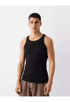 Топ Tank Bershka, черный