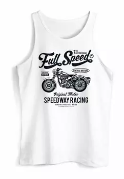 Топ TANK BIKER SHIRT FULL SPEED MOTORRAD SLIM FIT Neverless, белый