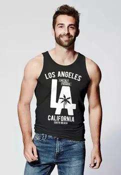 Топ TANK LOS ANGELES CALIFORNIA LA PALME Neverless, черный