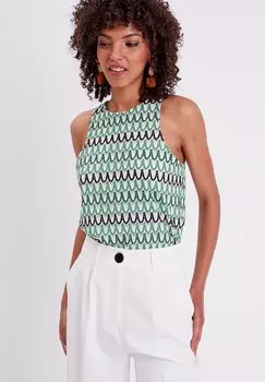Топ Tank Mit Futter Cache Cache, цвет vert