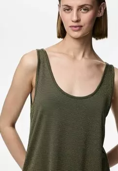 Топ TANK PCBILLO Pieces, темно-зеленый