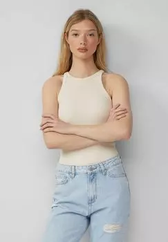 Топ TANK QS, кремовый