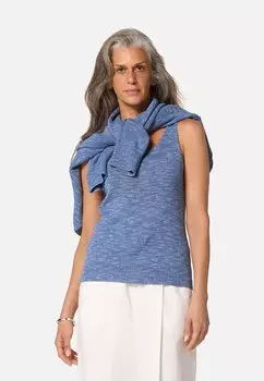 Топ TANK Rodier, темно-синий