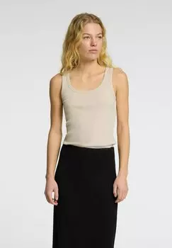 Топ TANK Selected Femme, бежевый