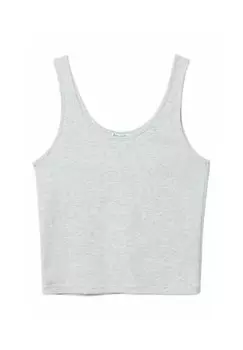 Топ Tank Stradivarius, серый