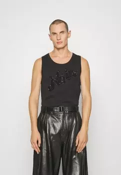 Топ Tank Top Emporio Armani, черный