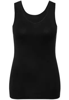 Топ TANK Ulla Popken, черный