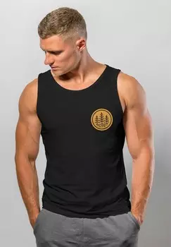 Топ TANK WALD BUME LOGO BADGE NATURLIEBHABER OUTDOOR FASHION STREETSTYLE Neverless, черный