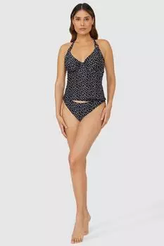 Топ танкини Gorgeous DD+ Spot без подушечек с глубоким вырезом Debenhams, мультиколор