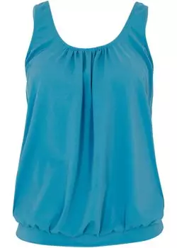 Топ танкини из переработанного полиамида Bpc Bonprix Collection, синий