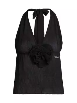 Топ-танкини Karl Lagerfeld, черный