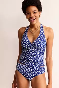 Топ танкини Levanzo с открытой спиной Boden, синий