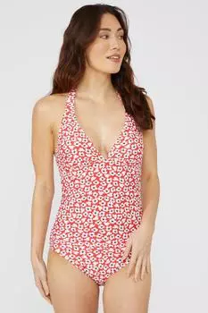 Топ танкини с цветочным принтом Debenhams, красный