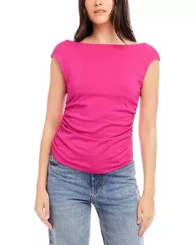 Топ Tasha с боковыми сборками Fifteen Twenty, розовый