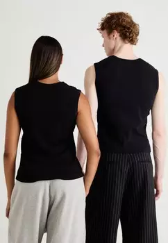 Топ TATTOO VEST UNISEX Jaded London, черный