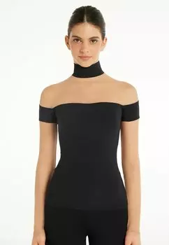 Топ Tezenis, черный металлик