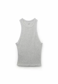 Топ Tezenis, светло-серый
