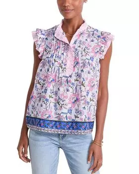 Топ Thalia с рукавами-крылышками Vineyard Vines, мультиколор