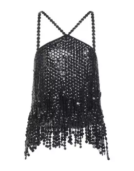 Топ The Attico, черный