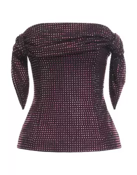 Топ The Attico, черный