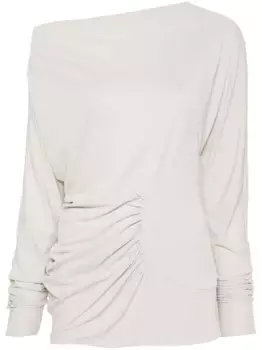 Топ The Ciro со сборками KHAITE, серый