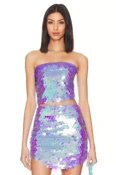 Топ The New Arrivals by Ilkyaz Ozel Dione, цвет Lilac Sequin